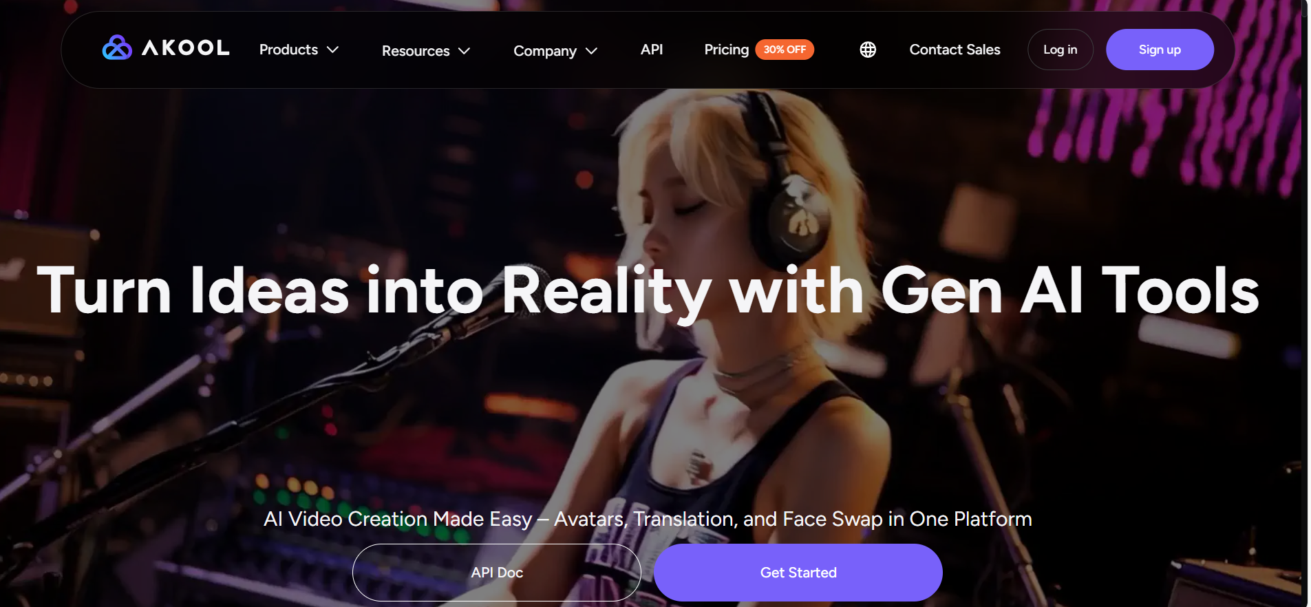 ai顔入れ替え音声合成ビデオ生成